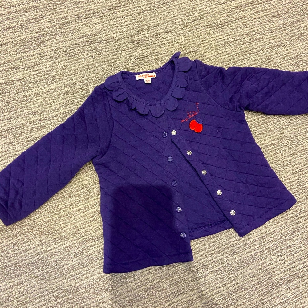 Navy girls cardigan/jacket - French brand DPAM